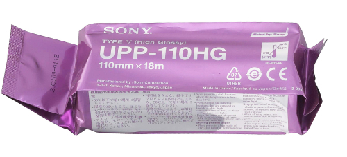 Бумага для УЗИ UPP-110HG SONY  1300 рублей 